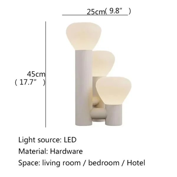 lampadaire en bois flotté