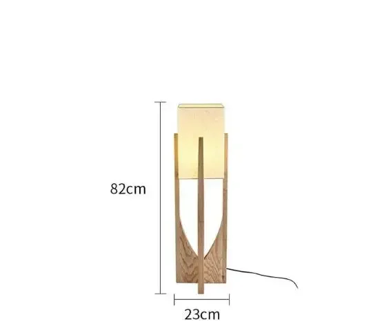 lampadaire bois design en bois