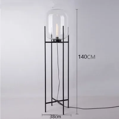 lampe globe en verre