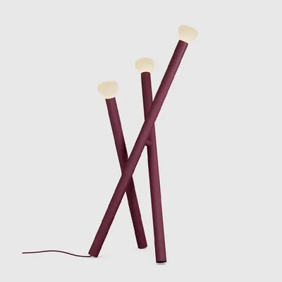lampadaire bois trépied