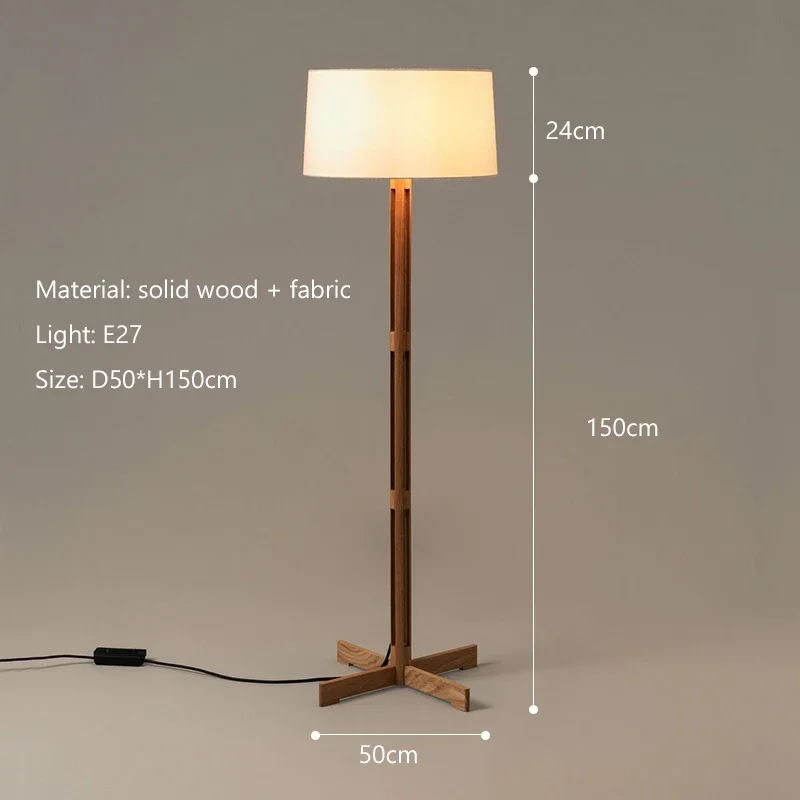 lampadaire bois salon en bois